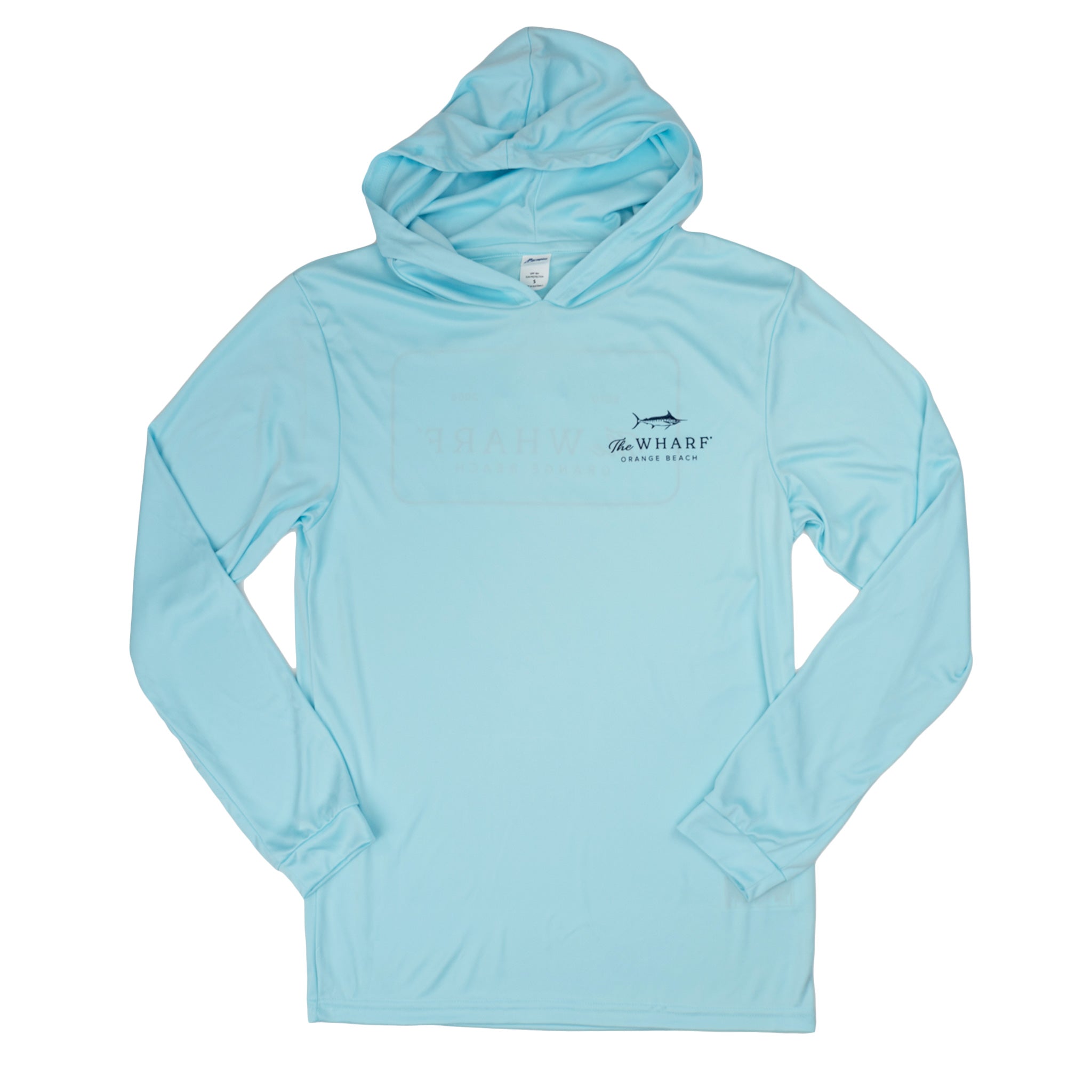 Wharf Patch Hooded Performance Long Sleeve Shirt