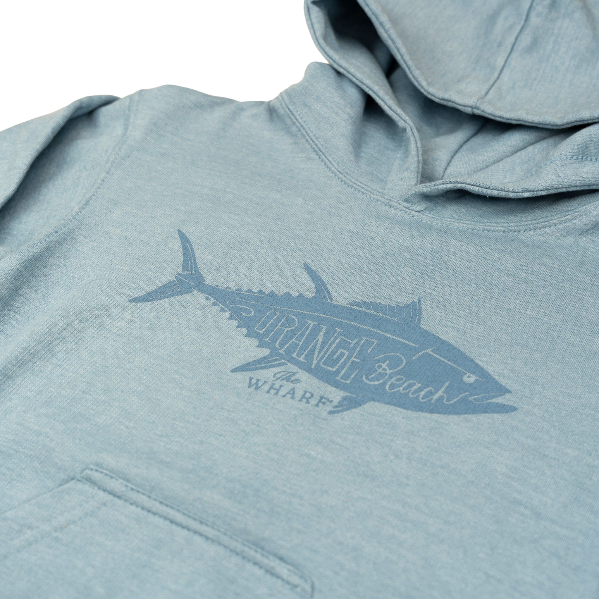 Youth Orange Beach Fish Hoodie