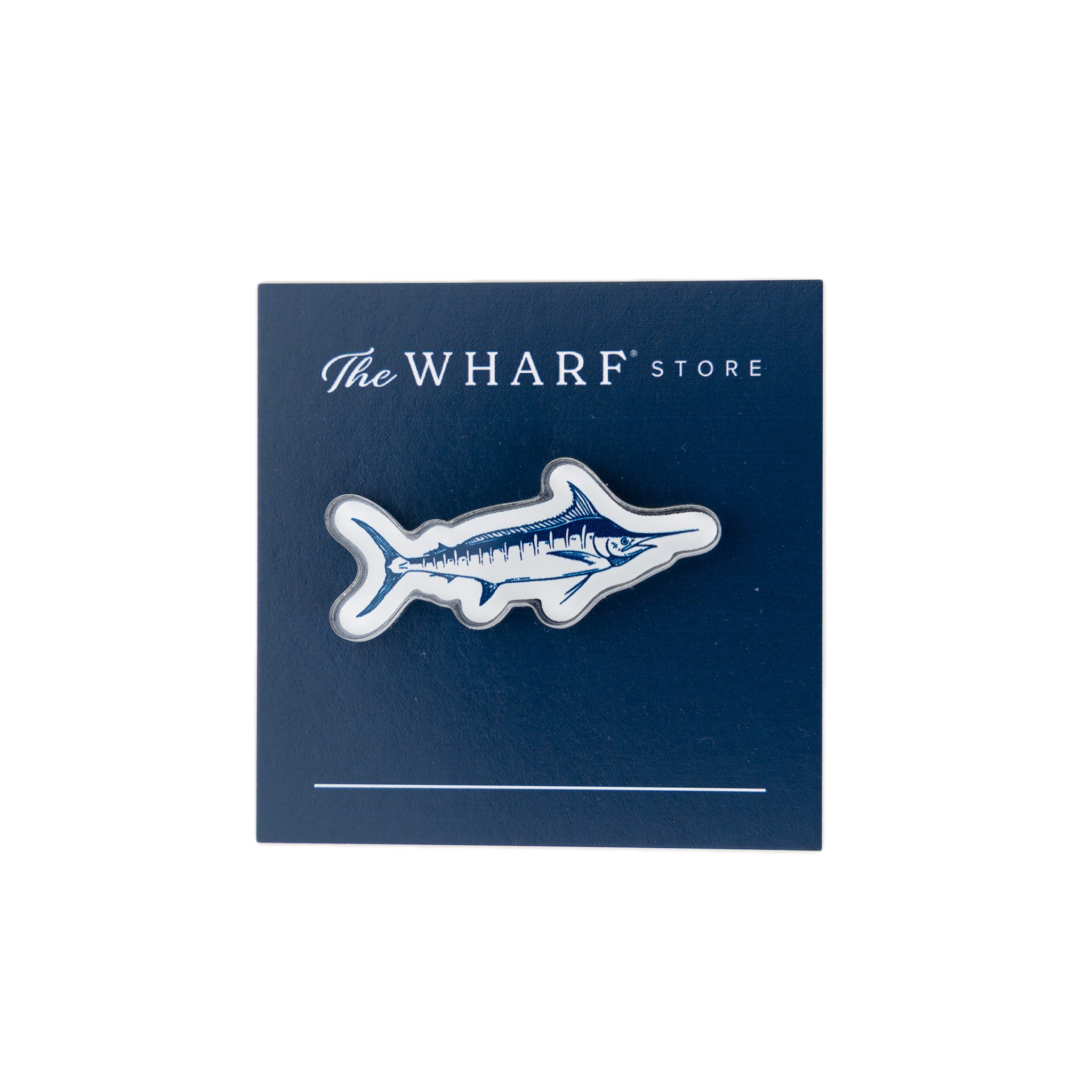 Marlin Icon Acrylic Pin