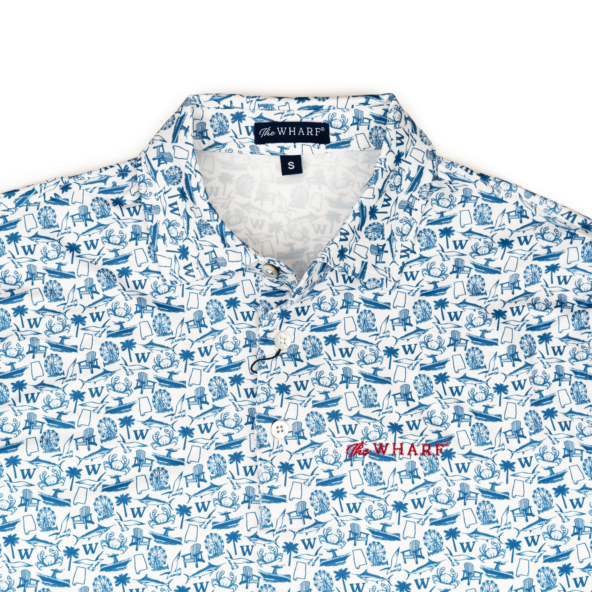Wharf Icons Performance Polo