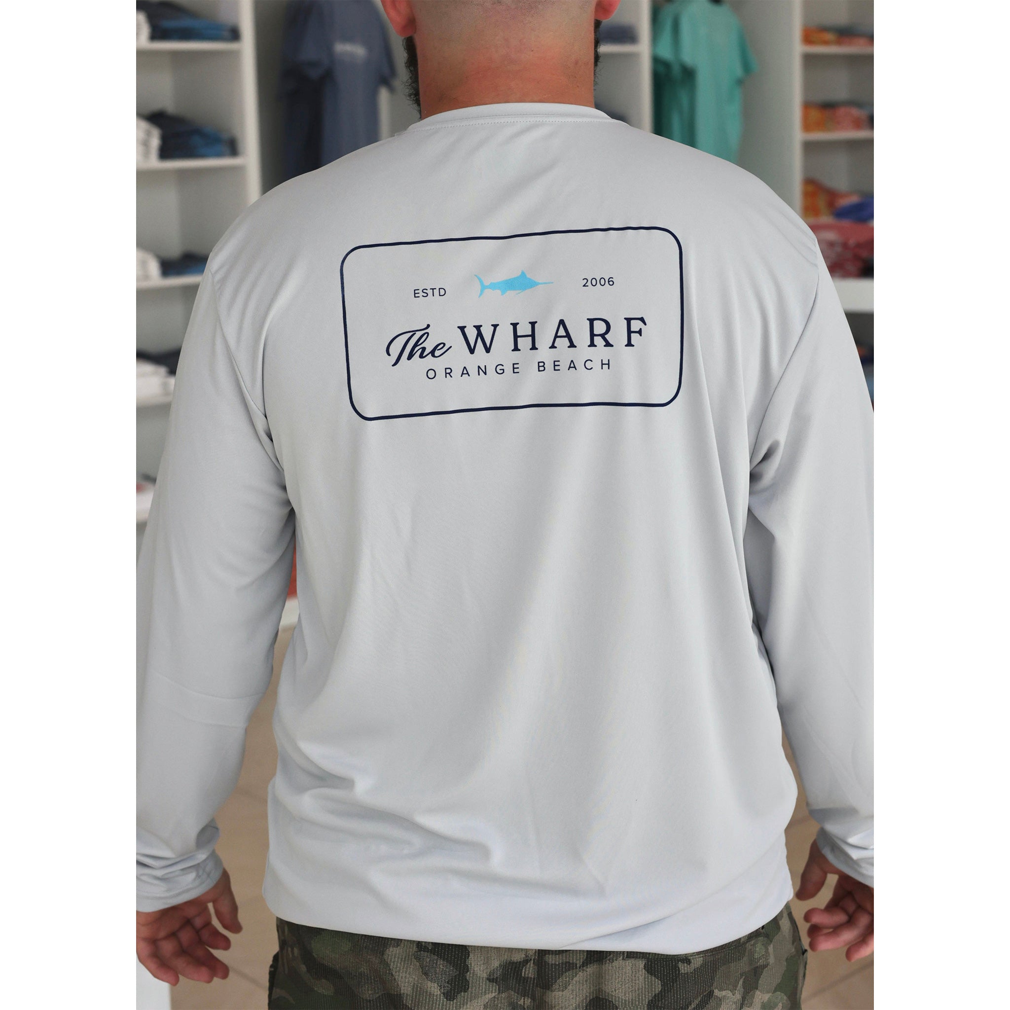 Wharf Patch Performance Long Sleeve Shirt