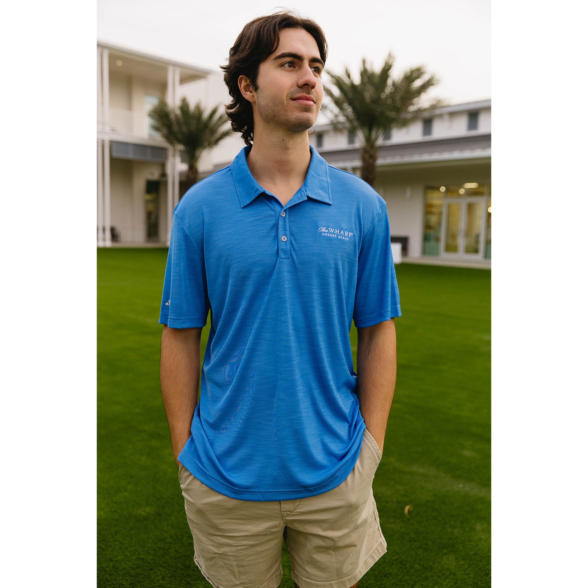 The Wharf Logo Performance Polo