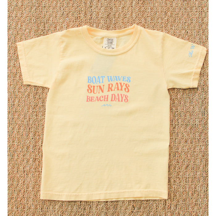 Boat Sun Beach Youth T-Shirt