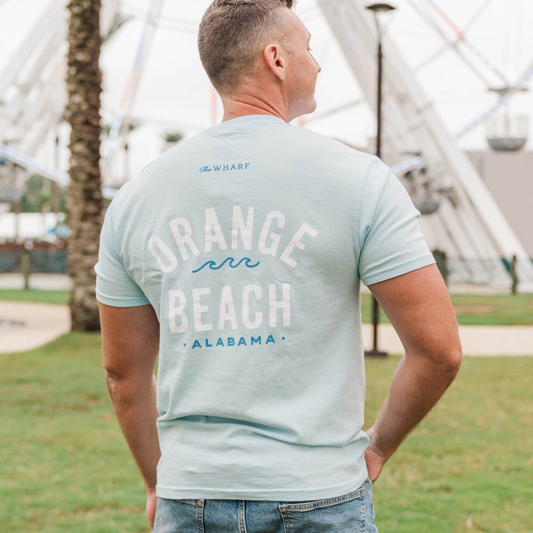 Orange Beach Wave T-Shirt