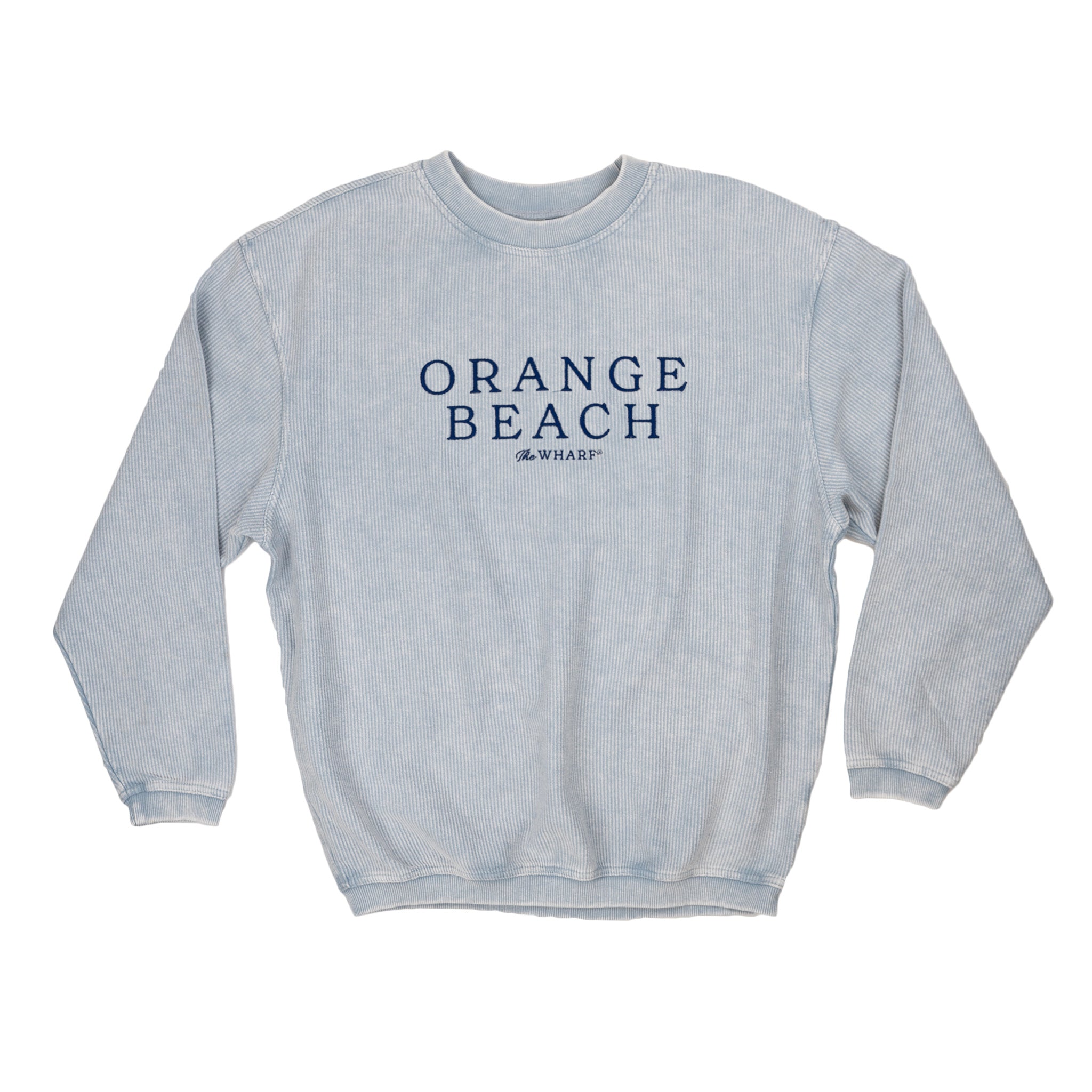 Orange Beach Corded Crewneck