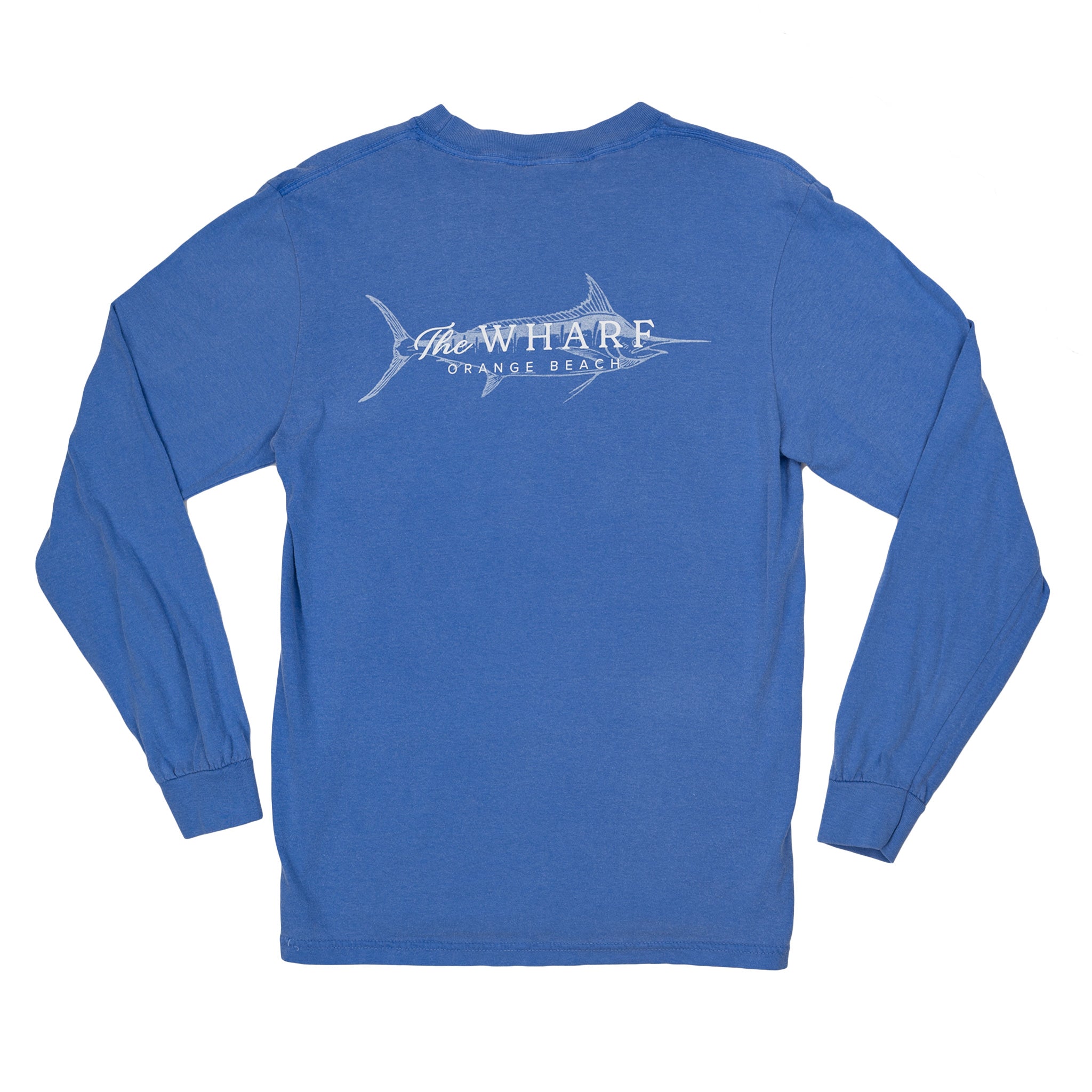 Faded Marlin Long Sleeve T-Shirt