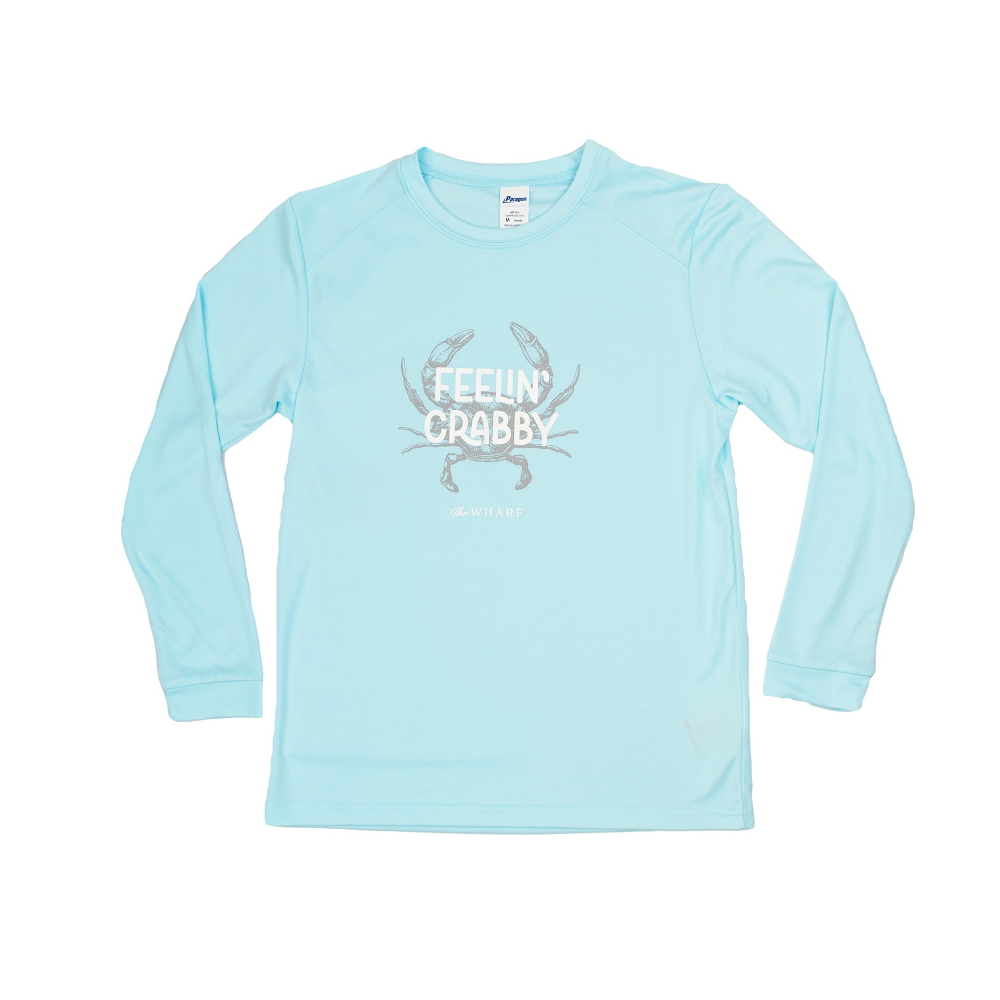 Feelin' Crabby Youth Performance Long Sleeve Shirt