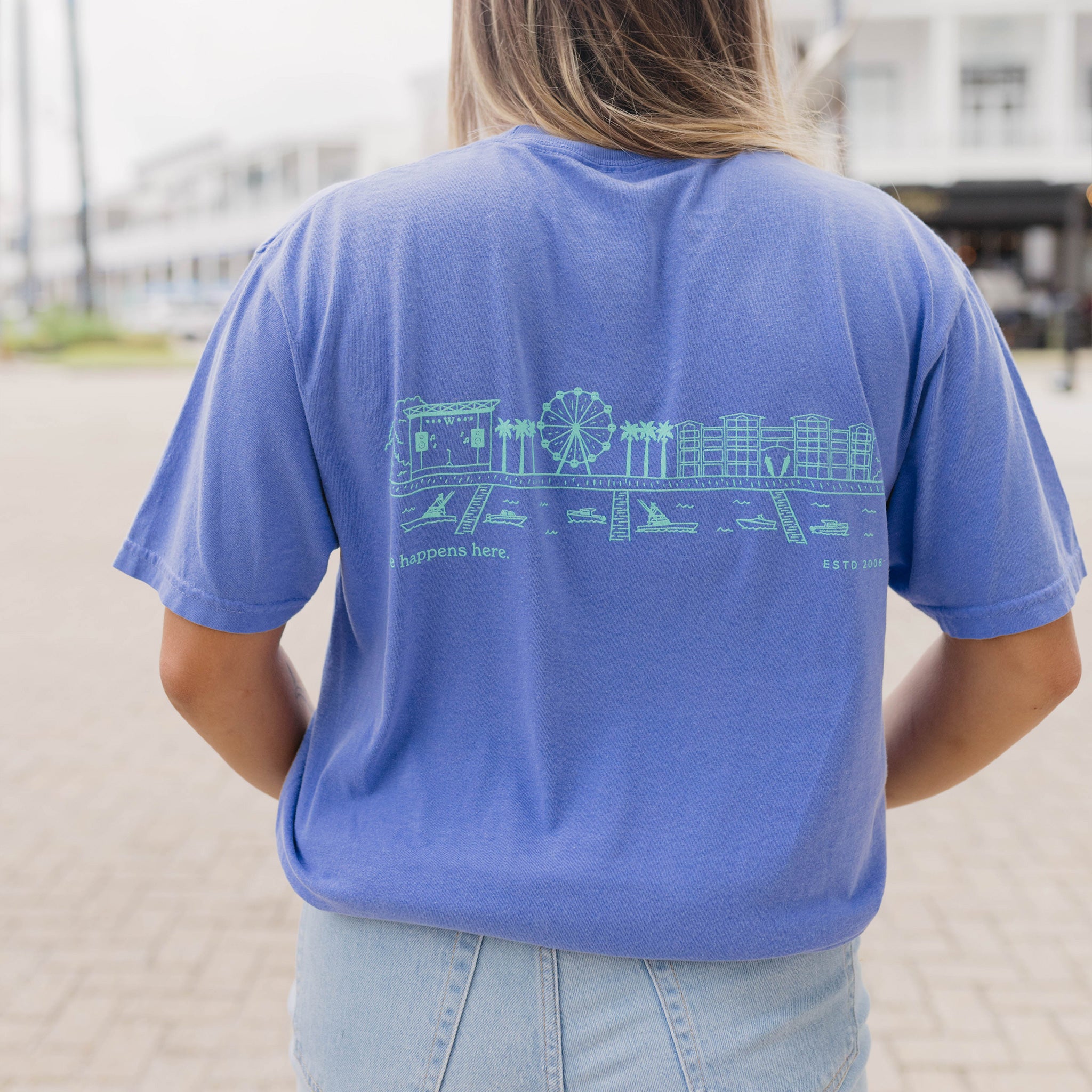 Orange Beach Skyline T-Shirt