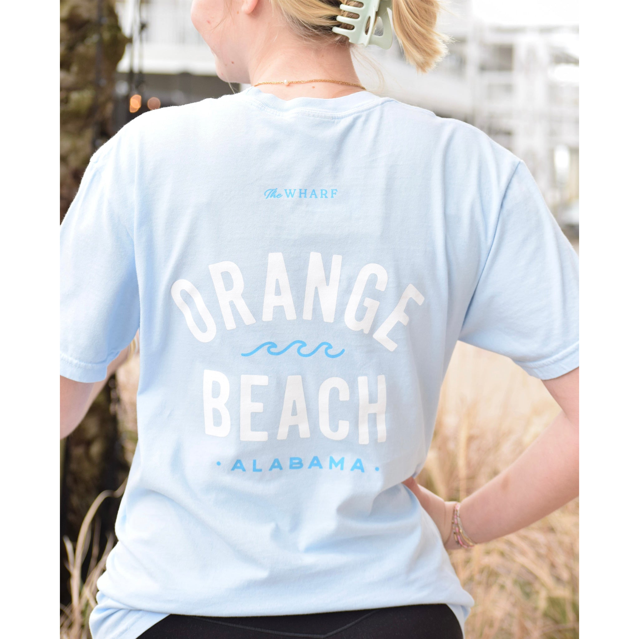 Orange Beach Wave T-Shirt