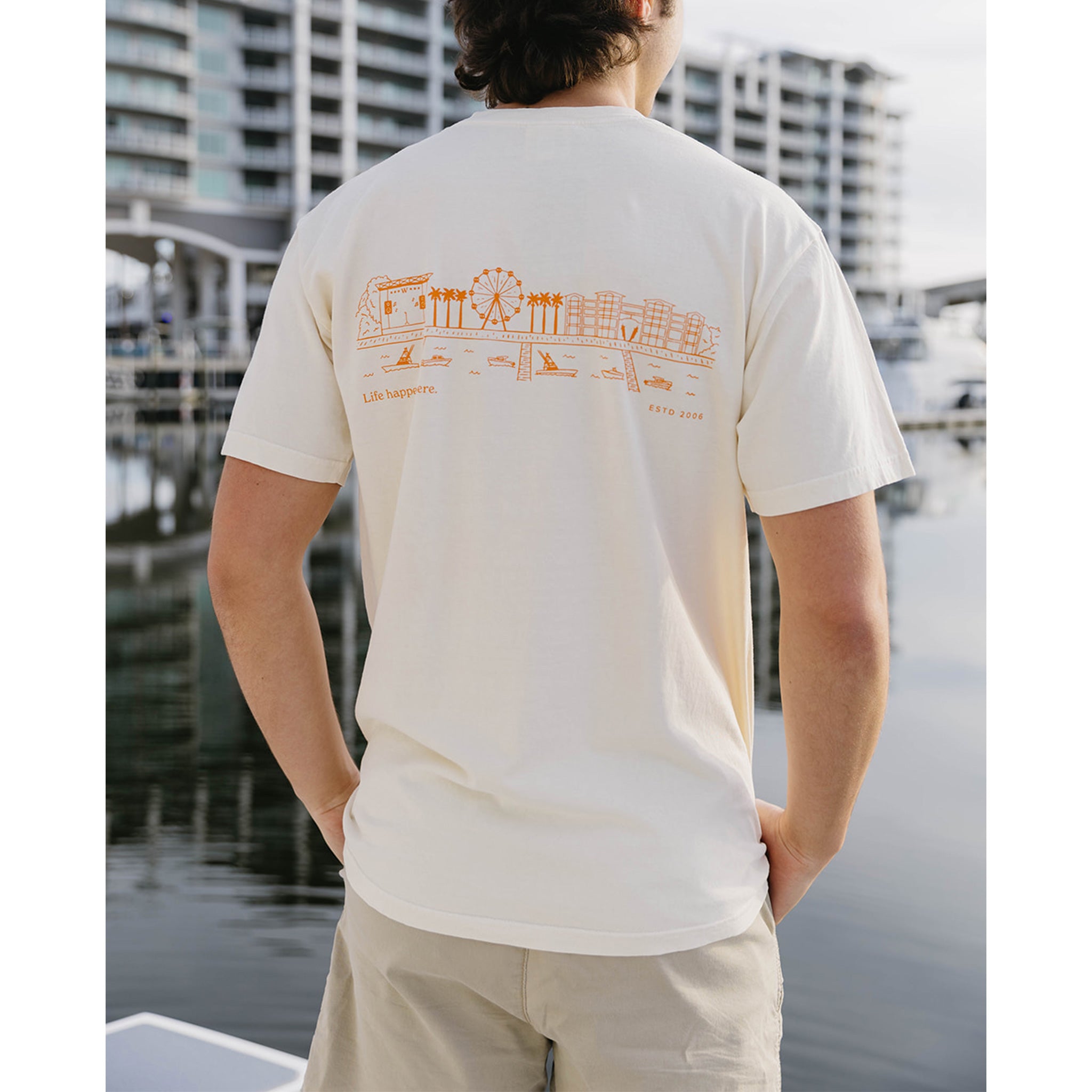 Orange Beach Skyline T-Shirt