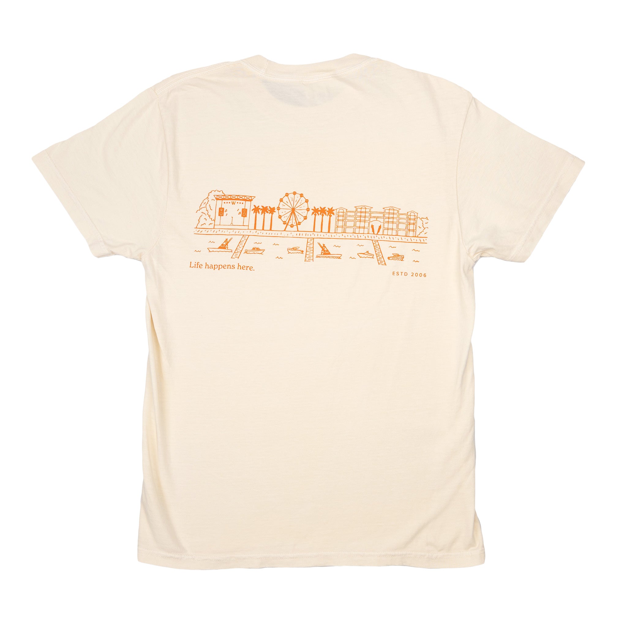 Orange Beach Skyline T-Shirt