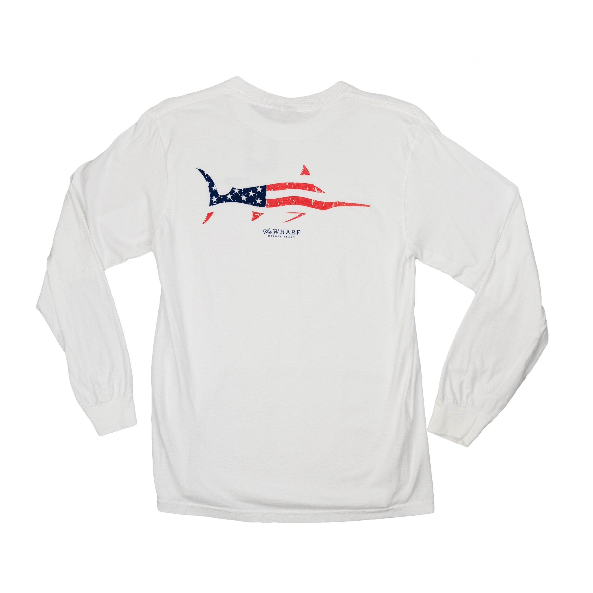 'Merica Marlin Long Sleeve T-Shirt