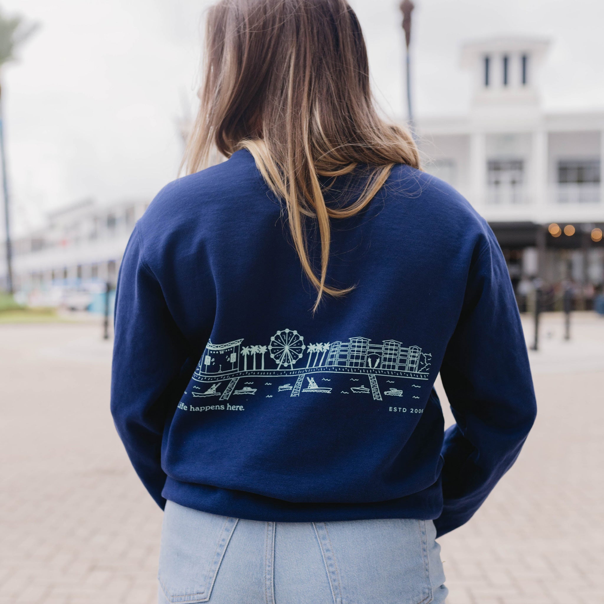 Orange Beach Skyline Sweatshirt