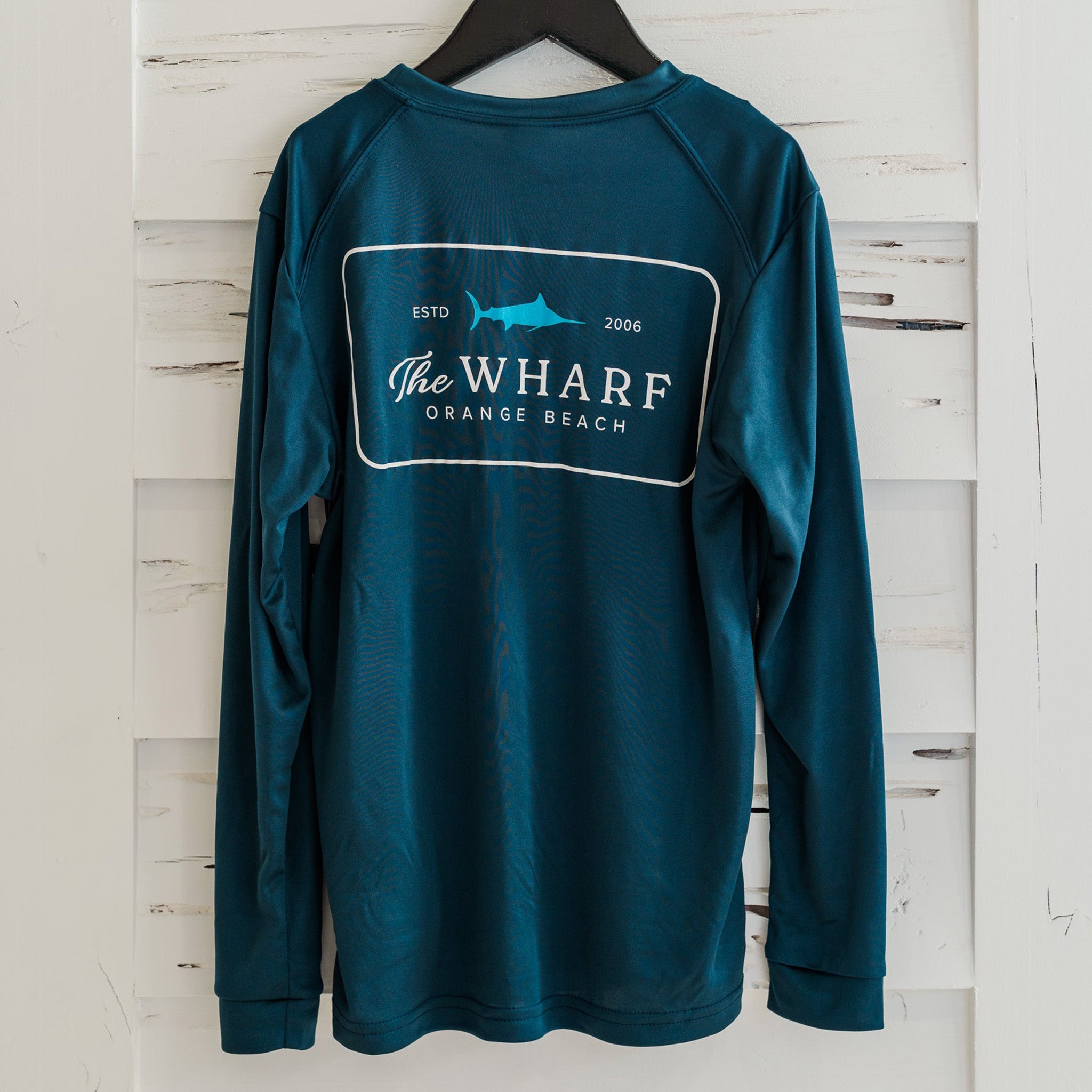 Wharf Patch Youth Performance Long Sleeve Shirt