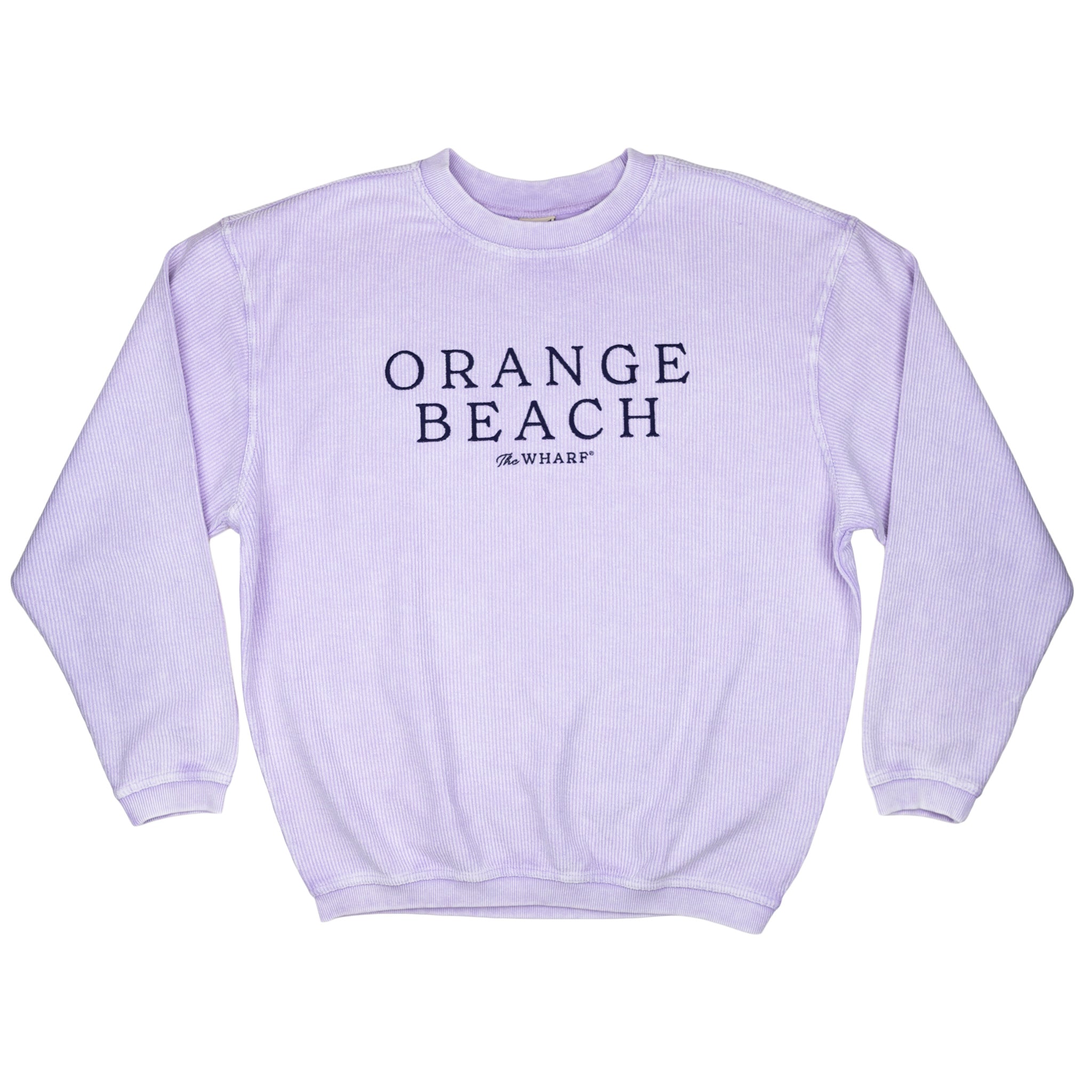 Orange Beach Corded Crewneck