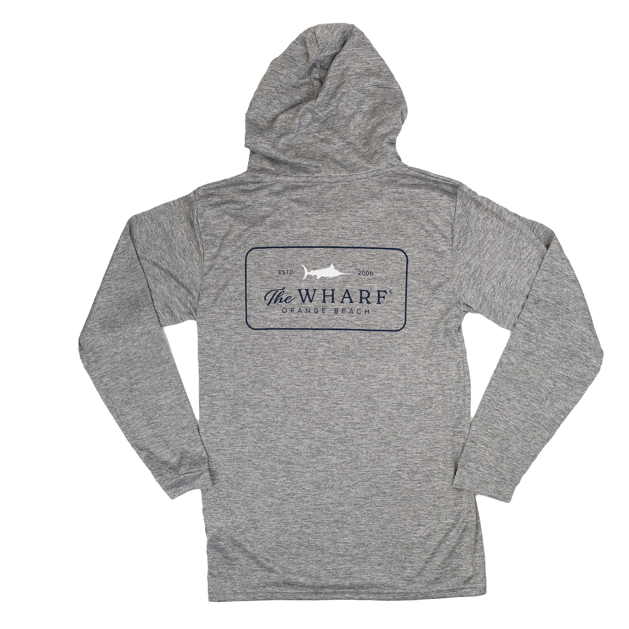 Wharf Patch Hooded Performance Long Sleeve Shirt