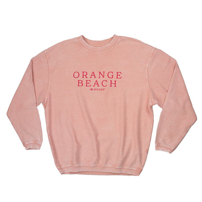 Orange Beach Corded Crewneck