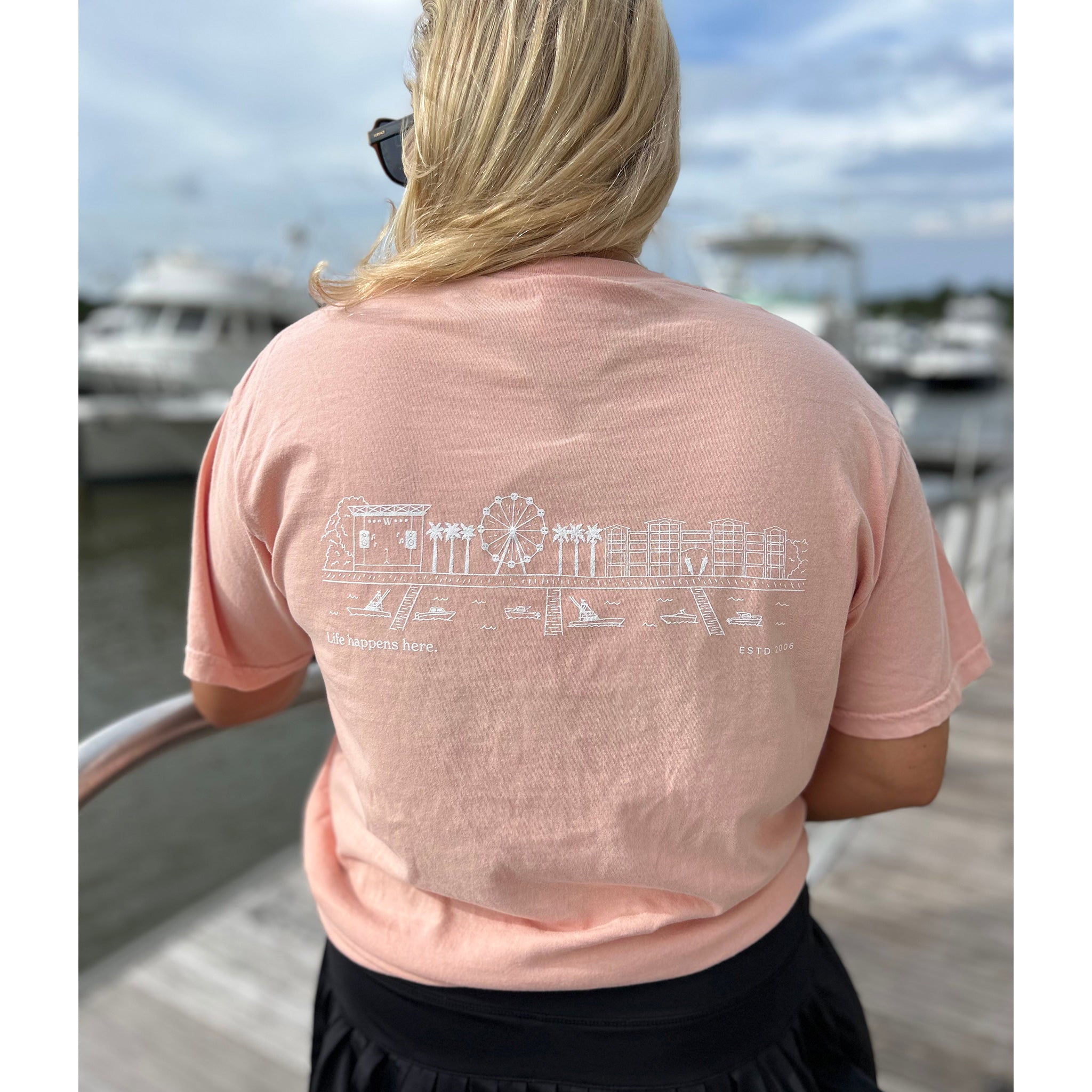 Orange Beach Skyline T-Shirt