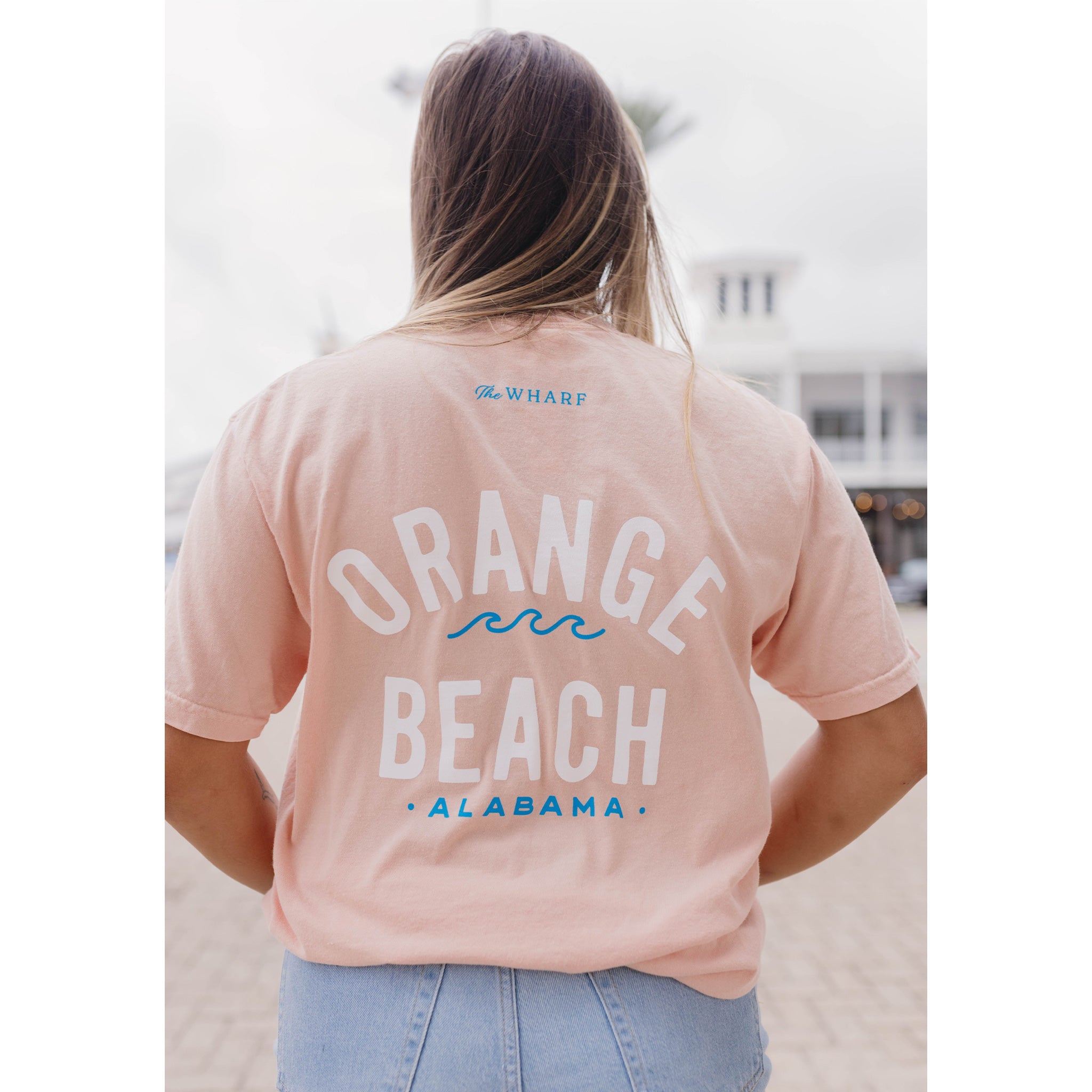 Orange Beach Wave T-Shirt