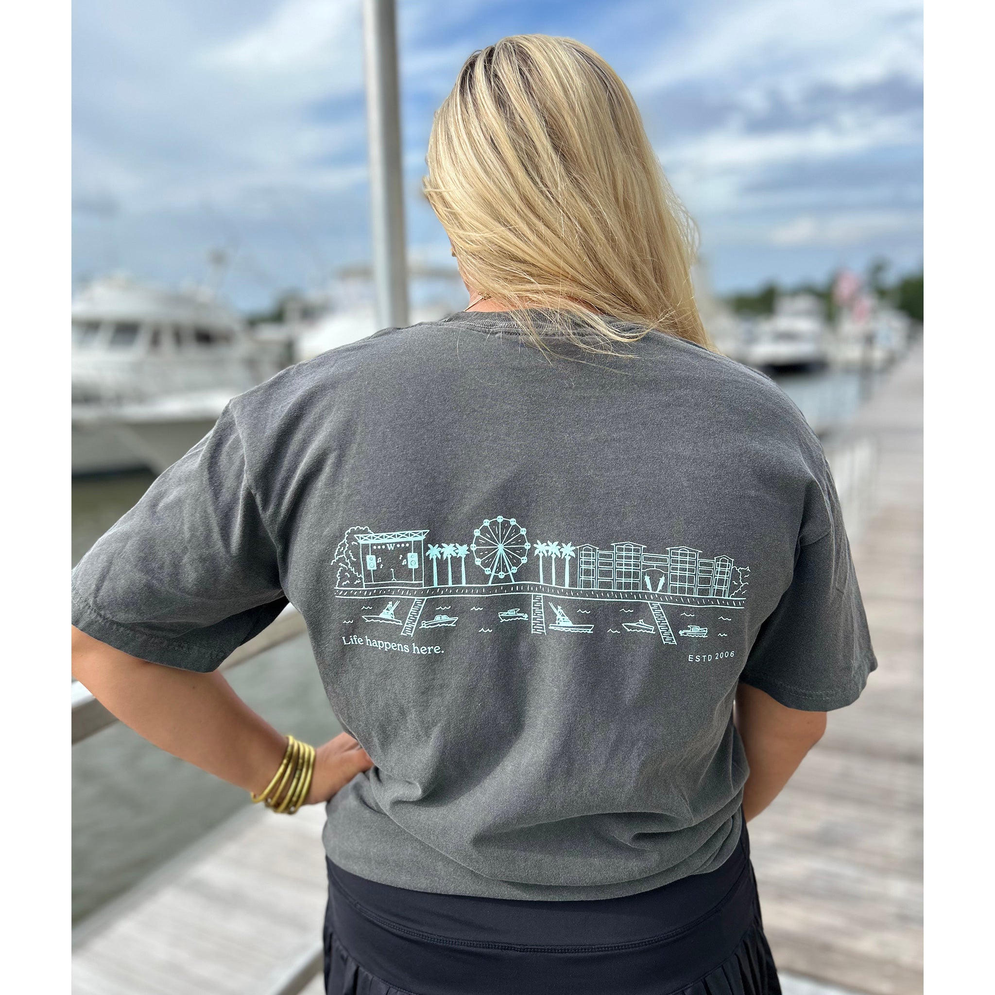 Orange Beach Skyline T-Shirt