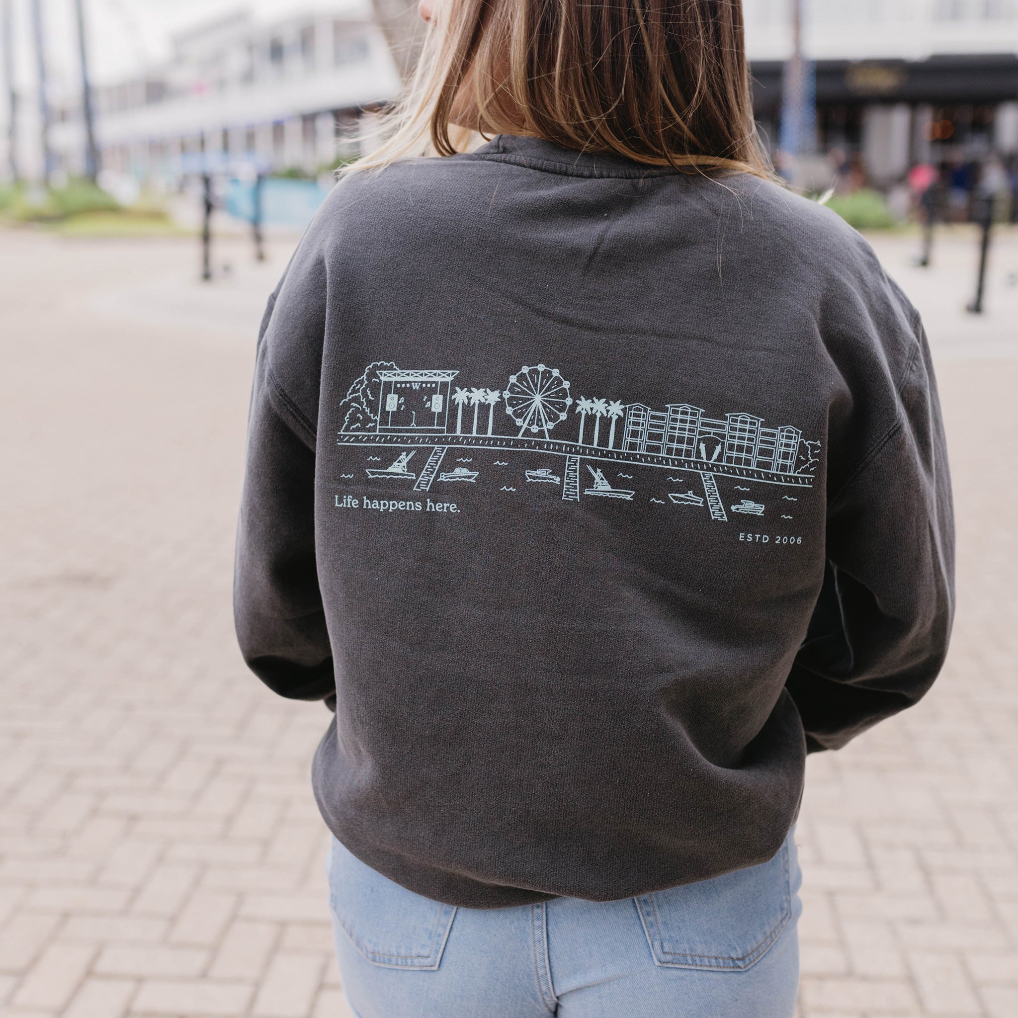 Orange Beach Skyline Sweatshirt