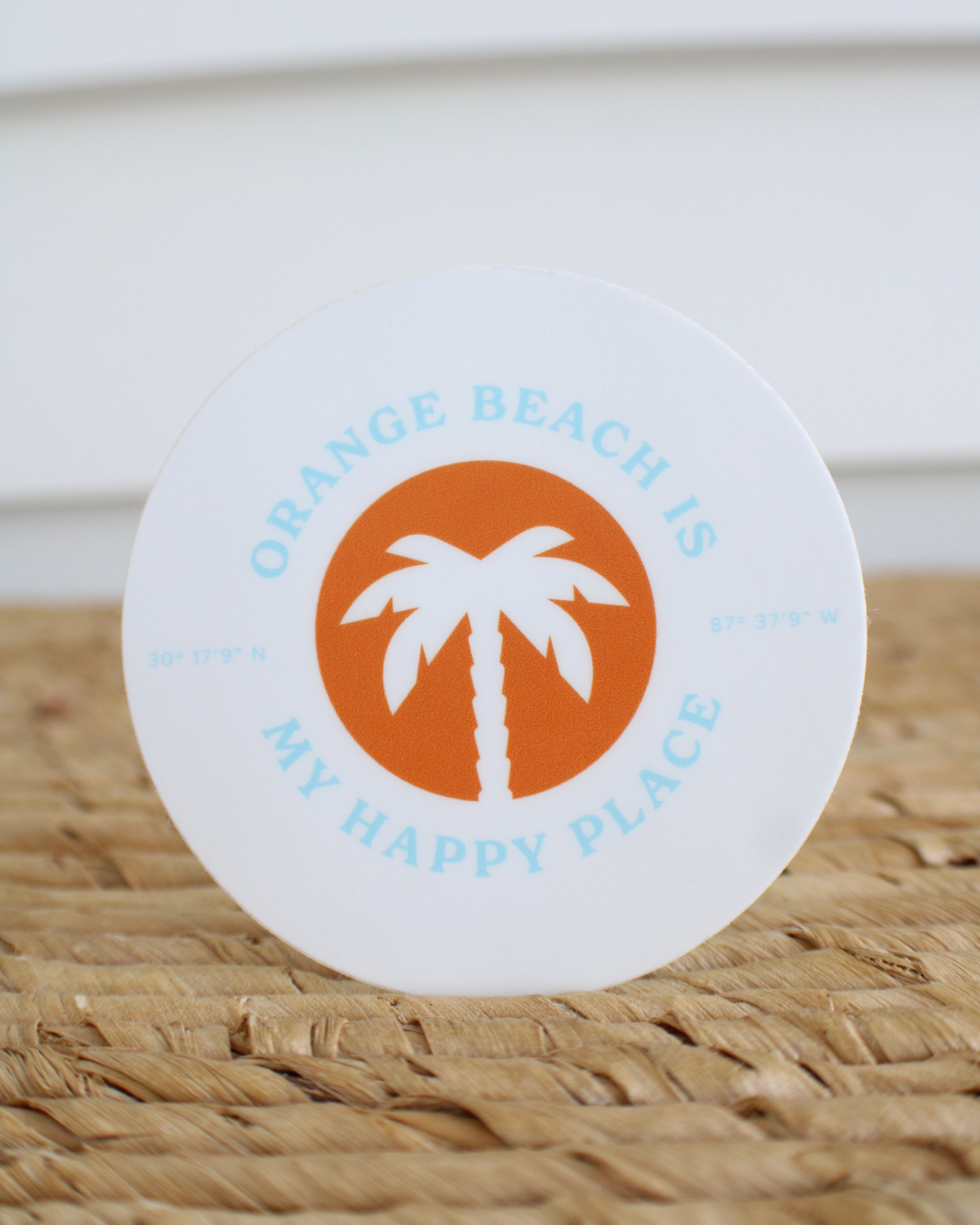 OB Happy Place Palm Stickers