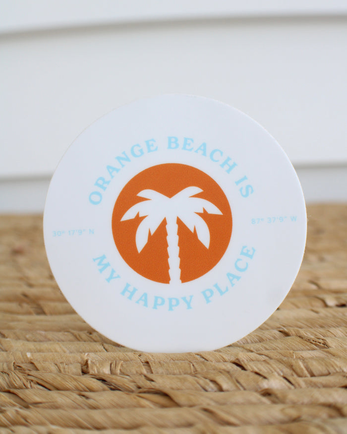 OB Happy Place Palm Stickers