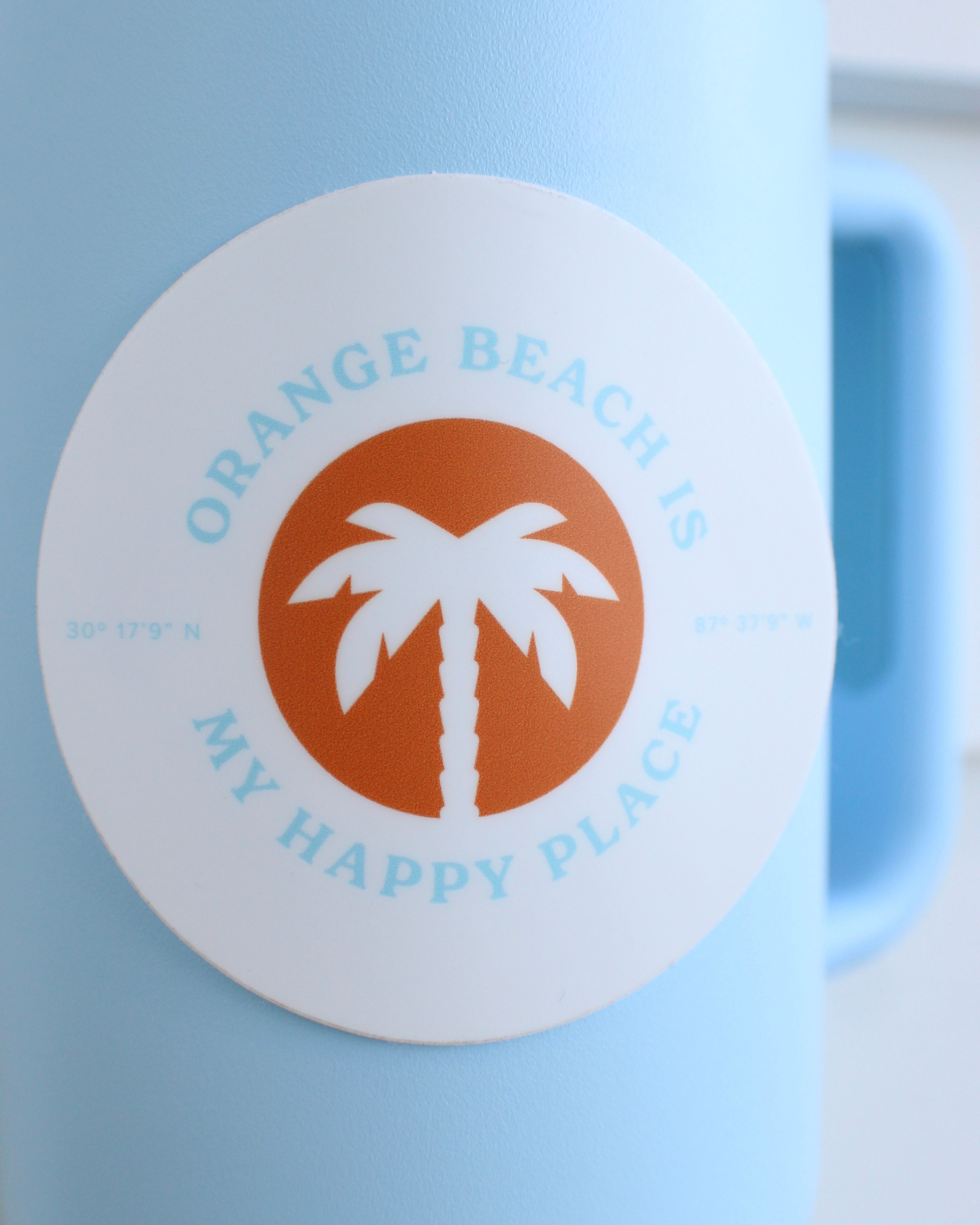 OB Happy Place Palm Sticker