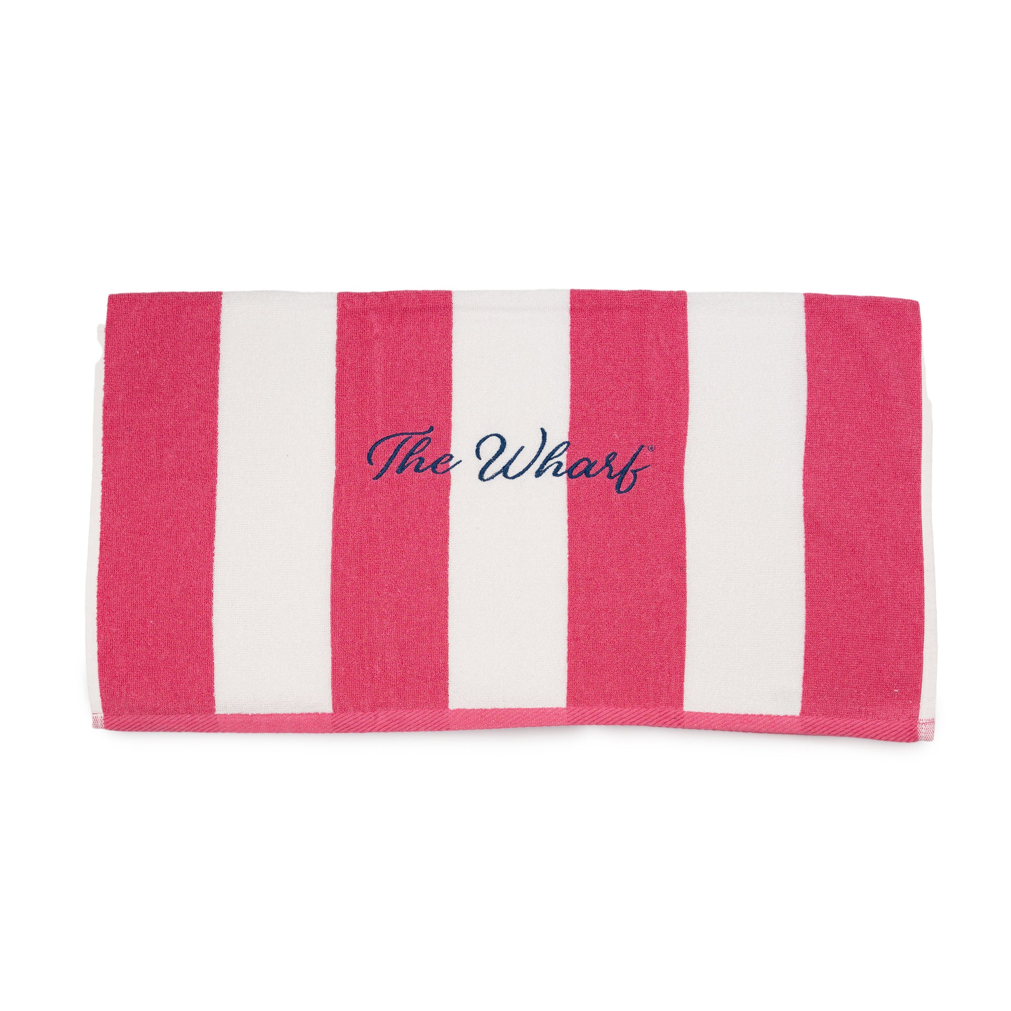 The Wharf Logo Cabana Towel