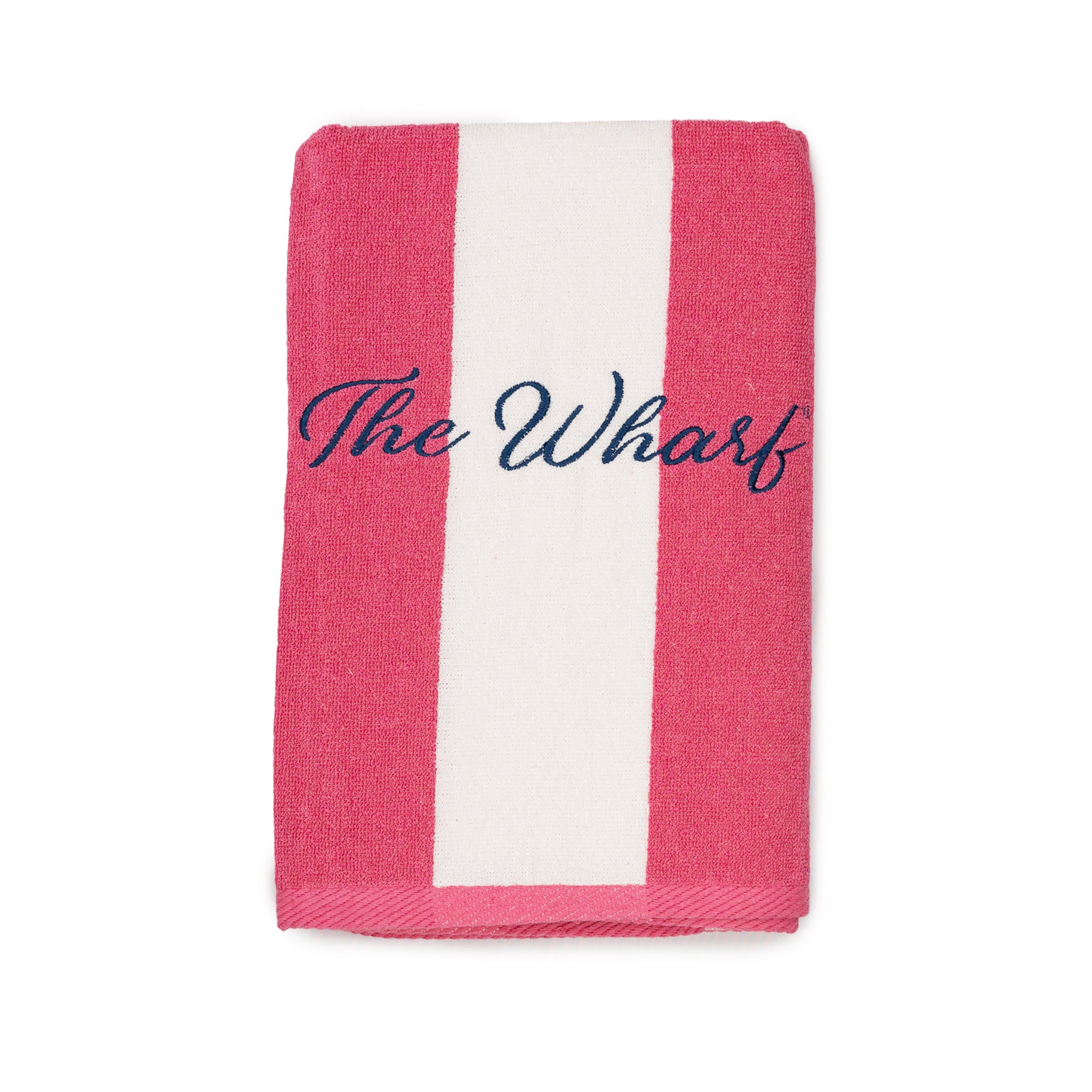 The Wharf Logo Cabana Towel