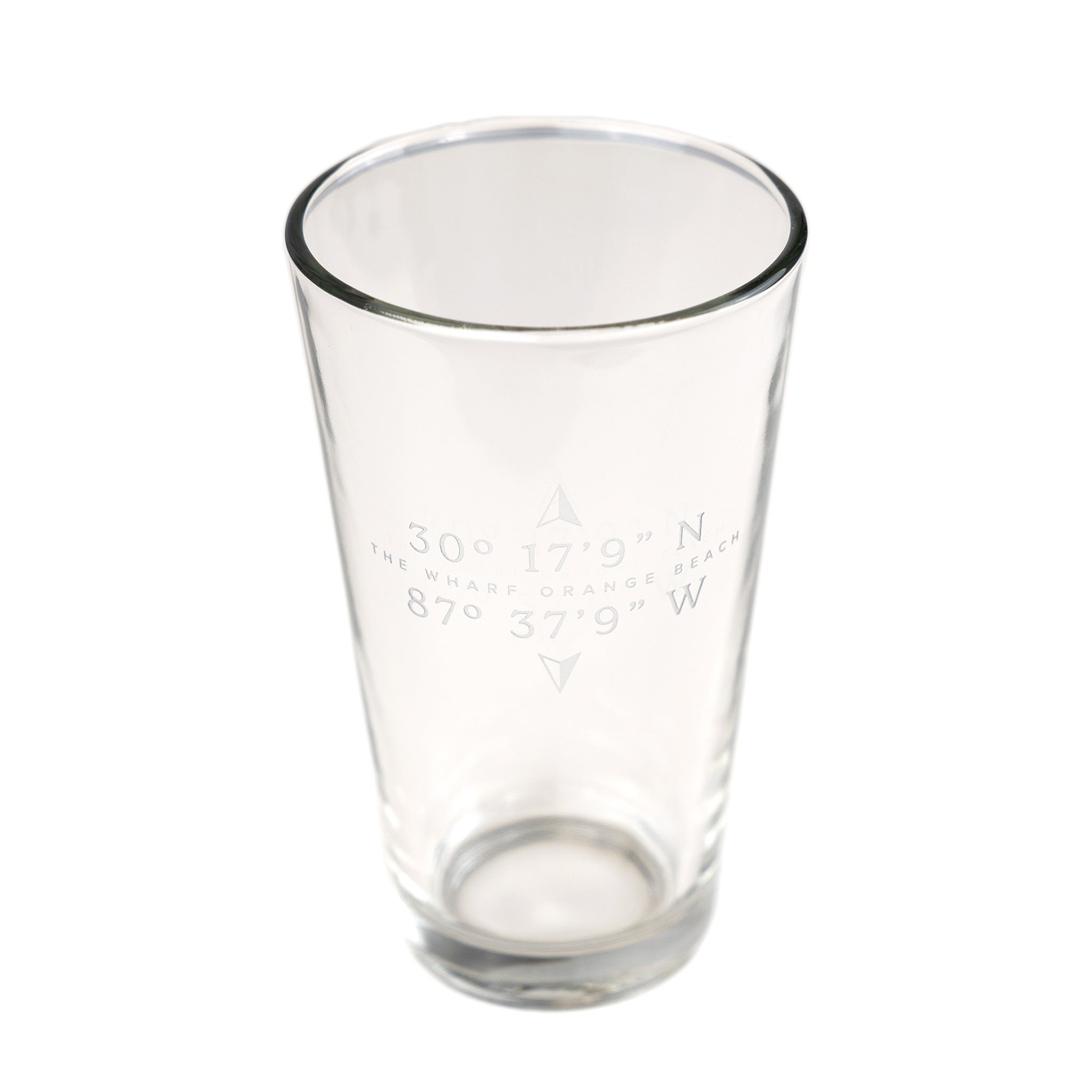 Coordinates Pint Glass
