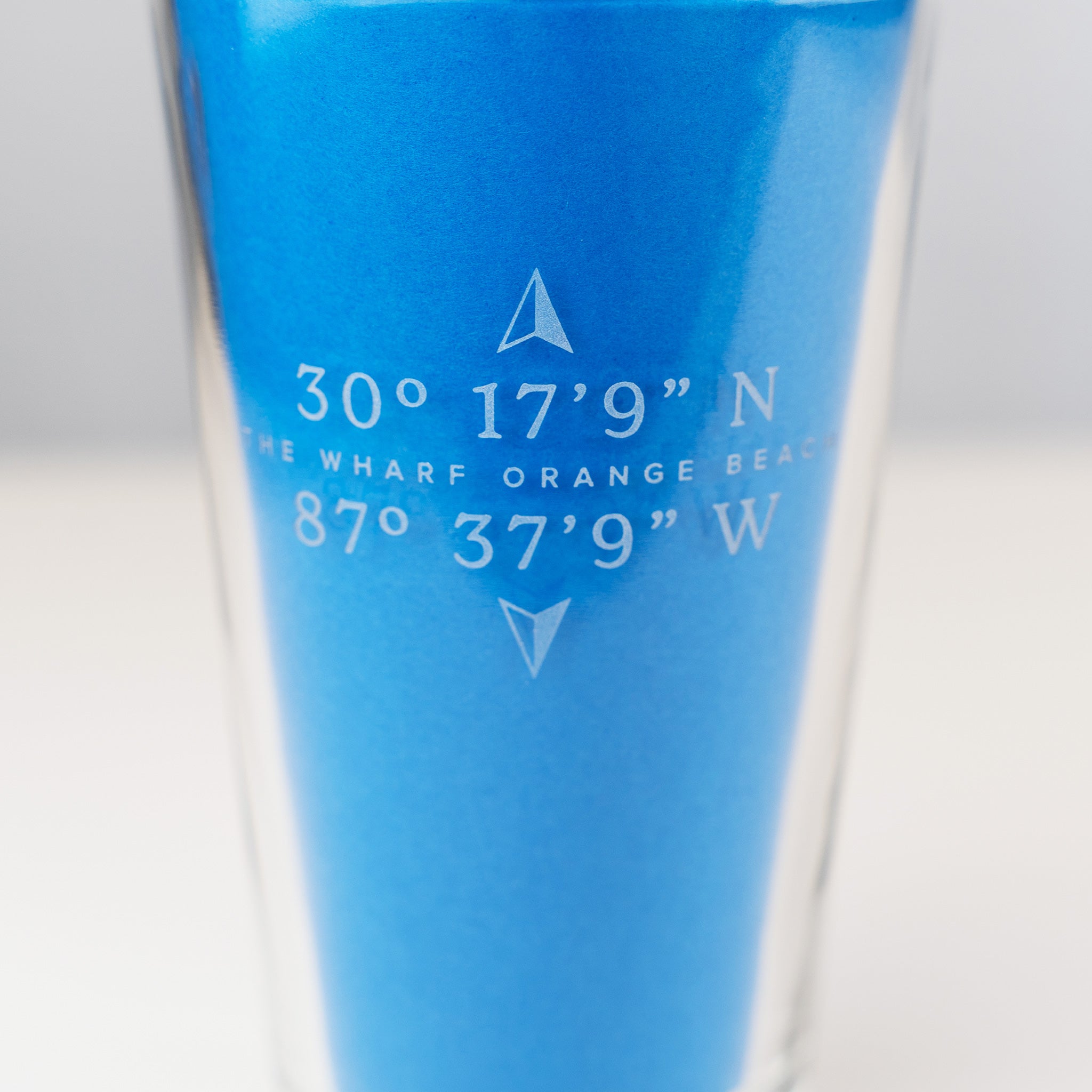 Coordinates Pint Glass