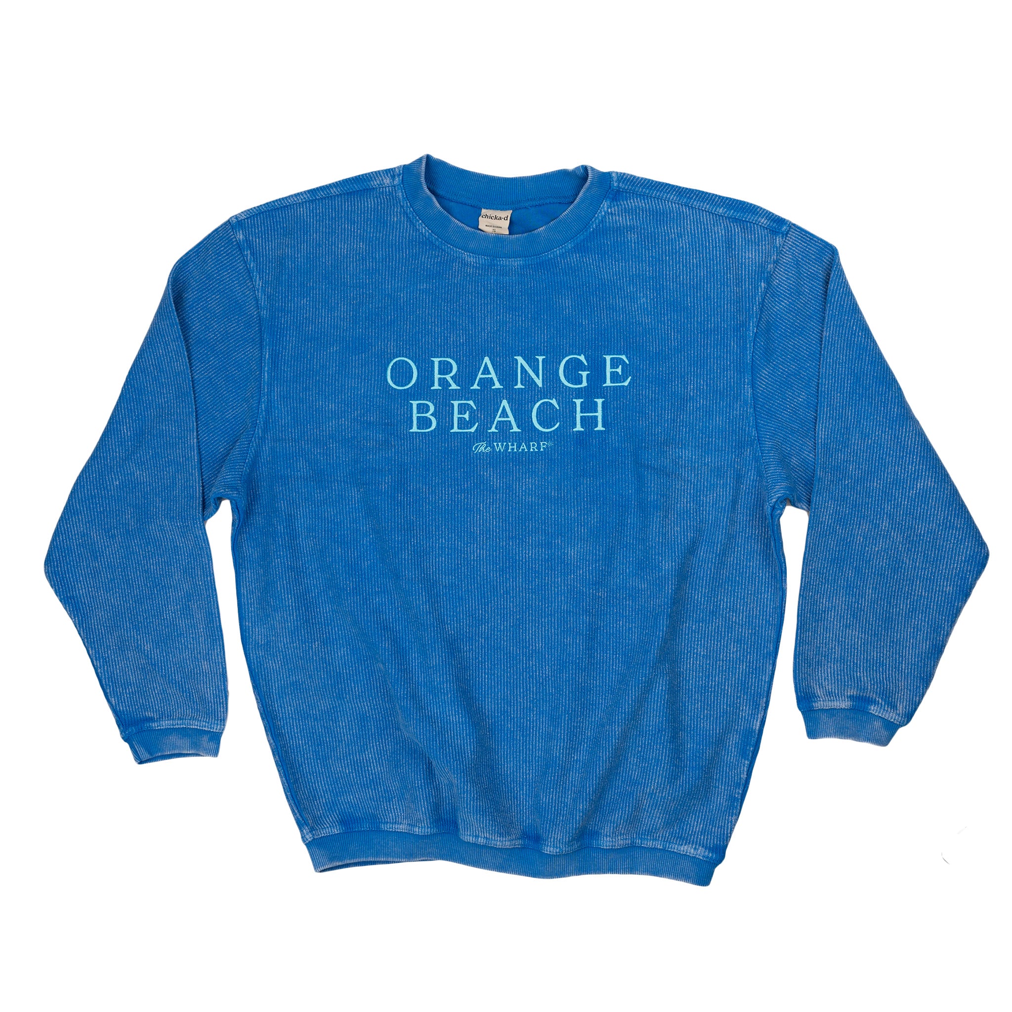 Orange Beach Corded Crewneck