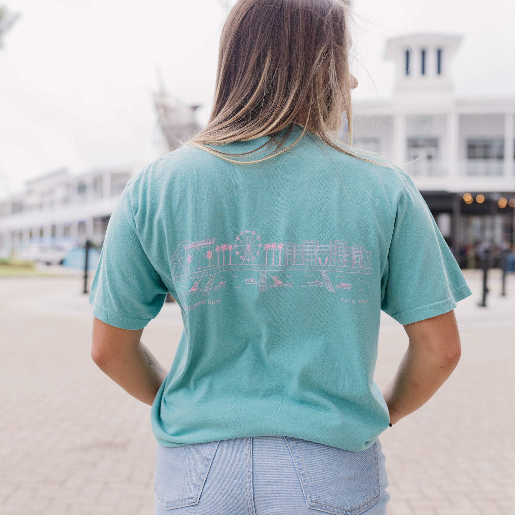 Orange Beach Skyline T-Shirt