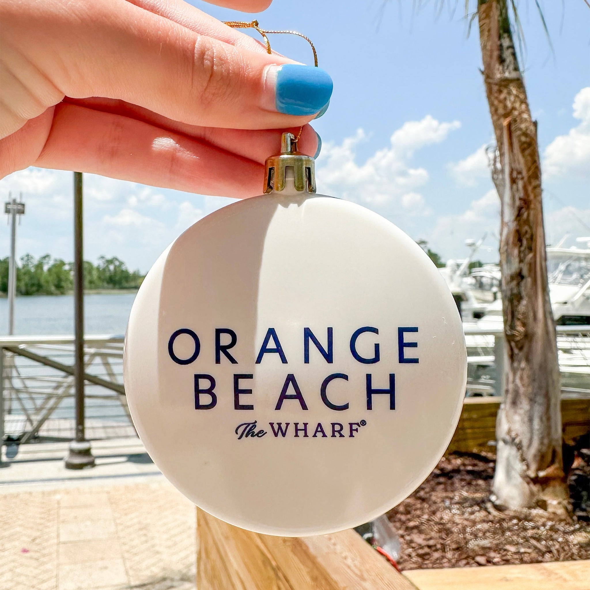 Orange Beach Skyline Ornament