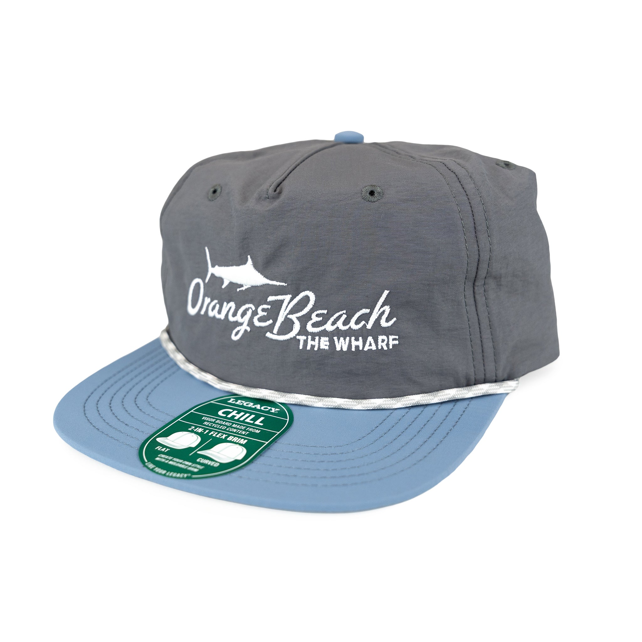 Orange Beach Corded Snapback