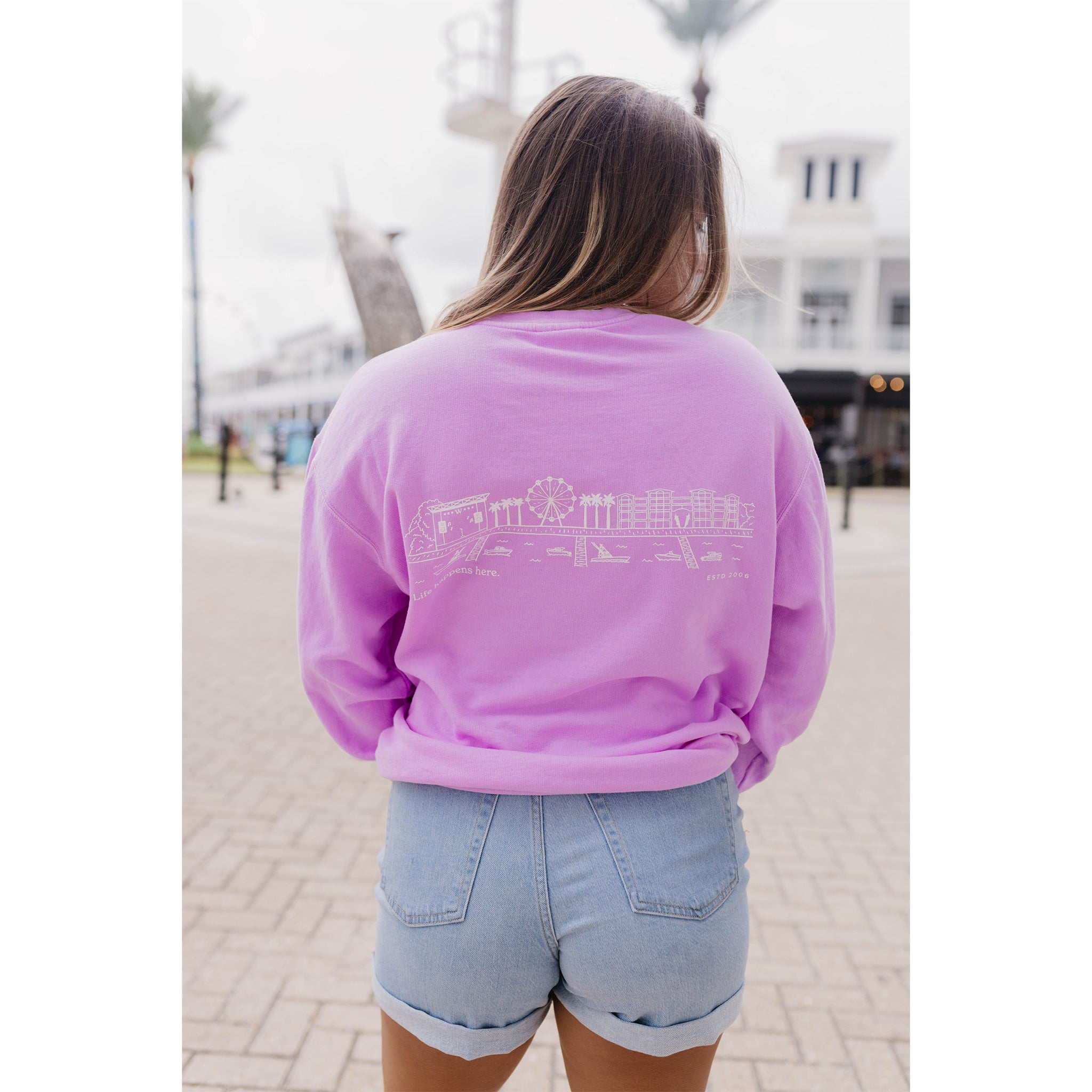 Orange Beach Skyline Sweatshirt