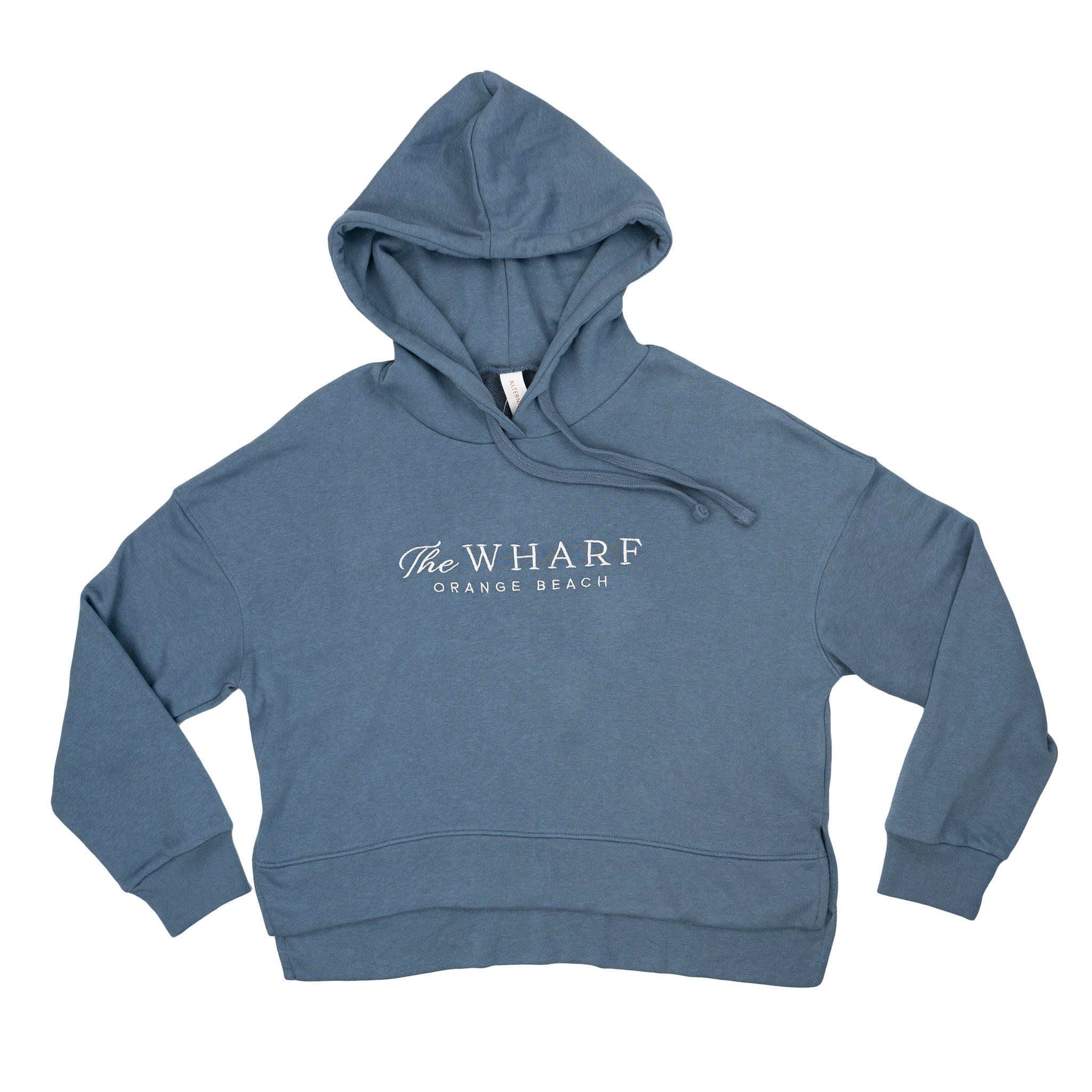 Wharf Logo Cropped Hoodie